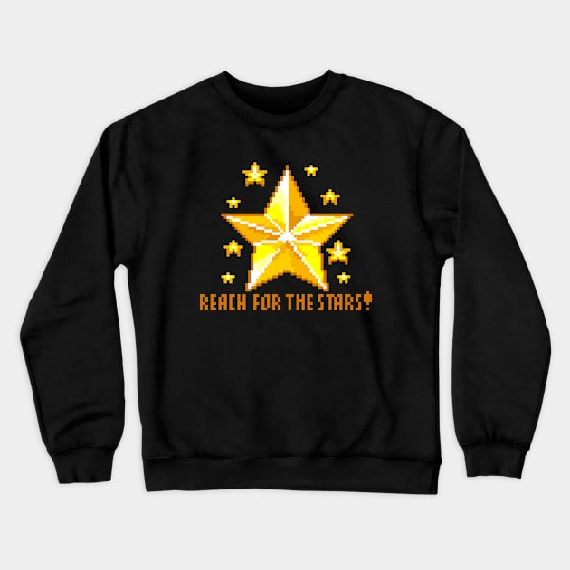 Reach for the stars Crewneck Sweatshirt by r0sedesigns